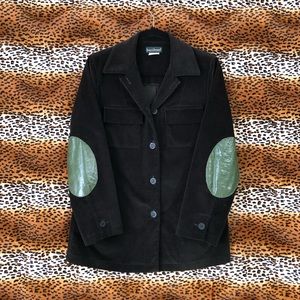 90’s does 70’s Deep Green Corduroy Blazer